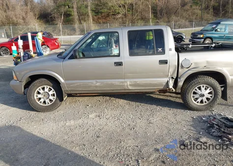 2002 GMC Sonoma Sls из США, поврежденный, VIN 1GTDT13W32K115102